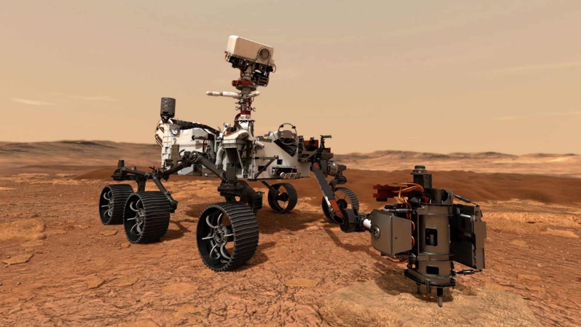 Template DriveTech Perseverance rover